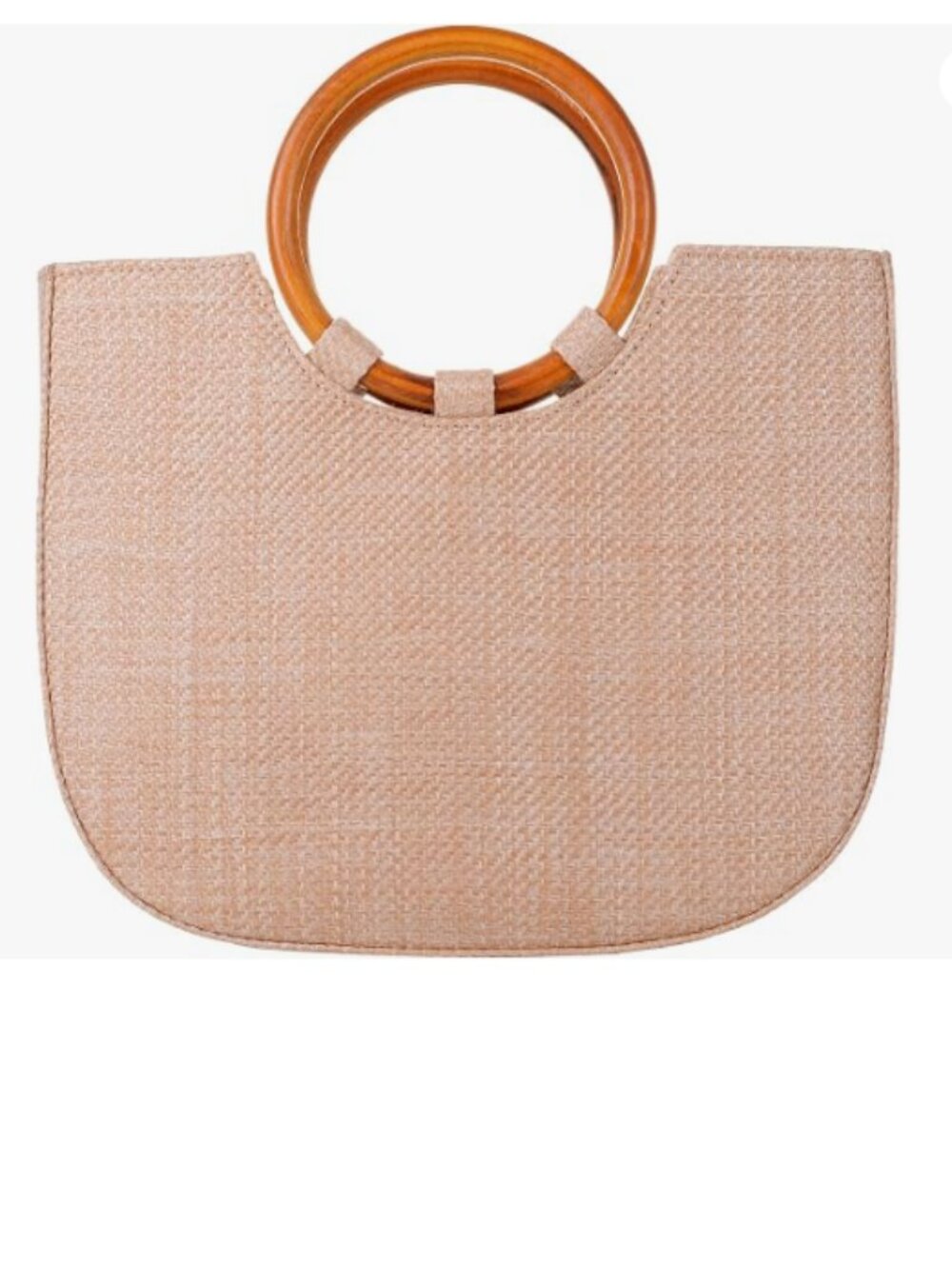 Hand-woven Straw Bag Women Summer Beach Handbag Purse Retro Rattan Tote Clutch T